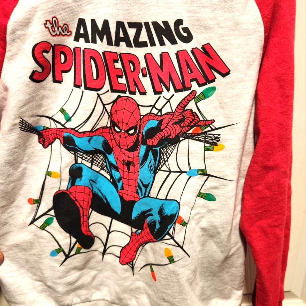 Marvel Red and White Spider-Man  Top
